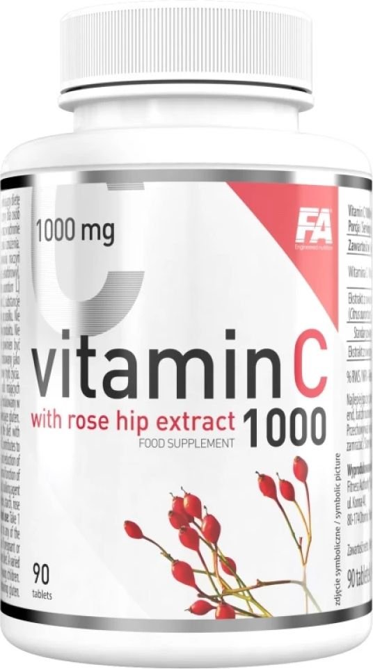 

Витамины, минералы FA Engineered Nutrition Vitamin С 1000 (90 таблеток, экстракт шиповника)