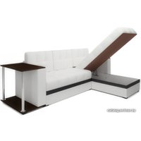 Угловой диван Мебель-АРС Атланта (экокожа белый) в Лиде