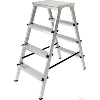 Лестница-стремянка Новая высота NV 212 с увеличенной площадкой 2x4 ступеней