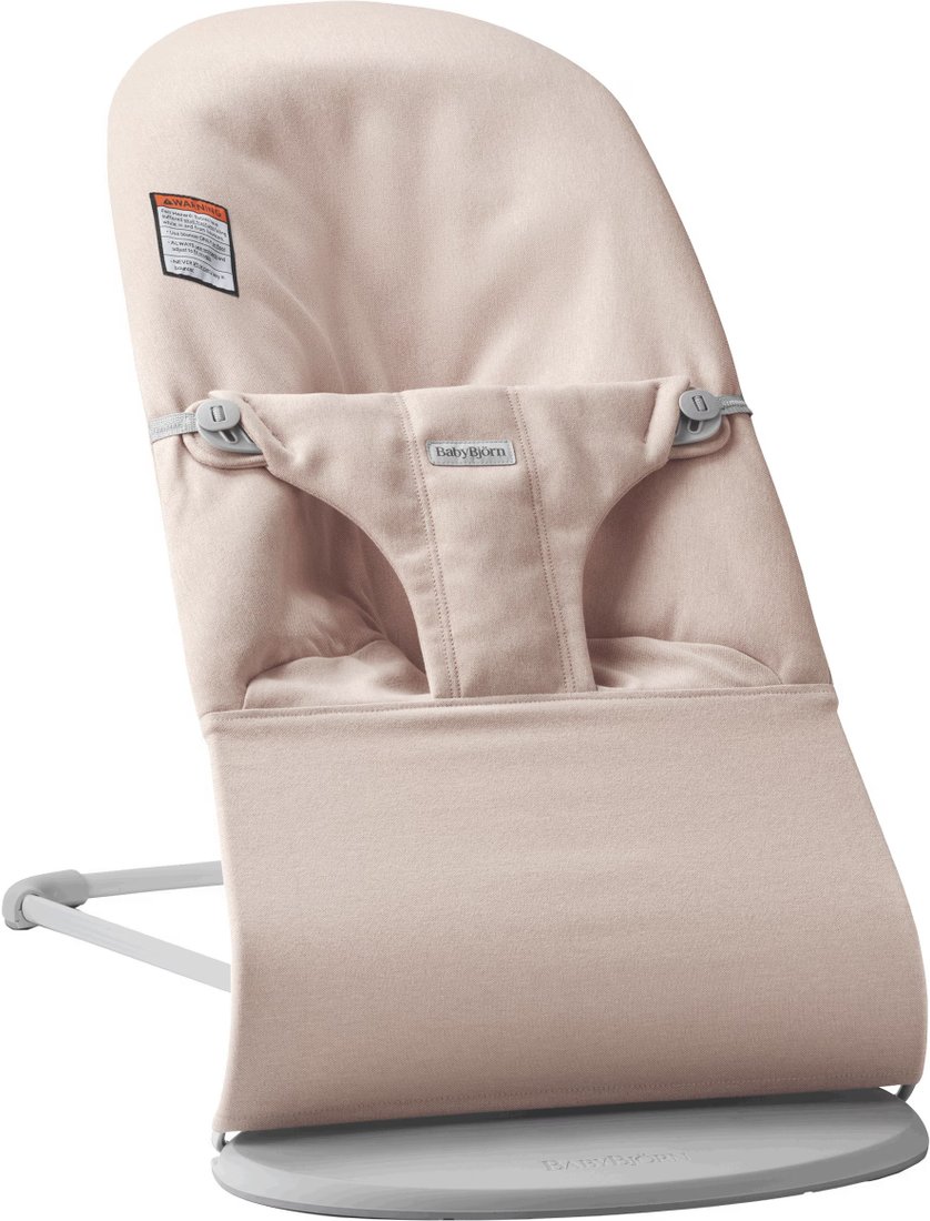 

Шезлонг BabyBjorn Bliss Woven melange 0060.28 (light pink)