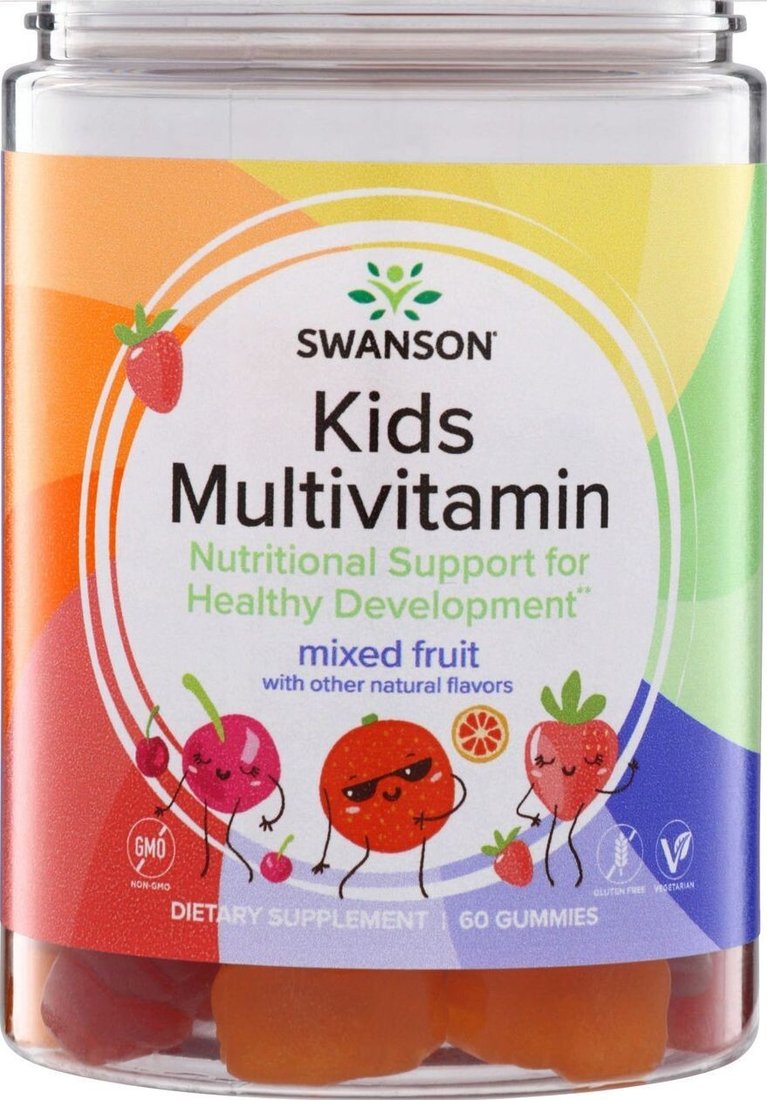 Комплекс Swanson Kids Multivitamin Gummies (60 капсул)