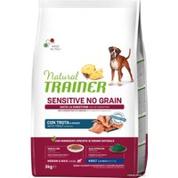 Сухой корм для собак Trainer Natural Sensitive No Gluten Medium&Maxi Adult с форелью 3 кг в Орше