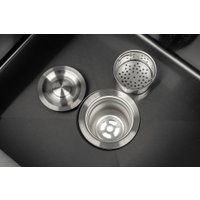 Кухонная мойка Saniteco 5045 PVD (с сифоном, дозатором и коландером)