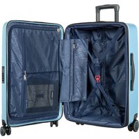 Чемодан-спиннер Verage Freeland 20062-M+ 68 см (серебристо-голубой)