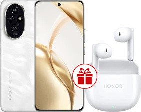 

Смартфон HONOR 200 12GB/512GB международная версия (лунный белый) и наушники HONOR Earbuds X6 (белый) по акции