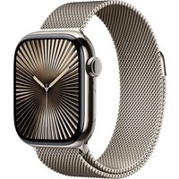 Умные часы Apple Watch Series 10 LTE 42 мм (титановый корпус, титановый/титановый, миланская петля)