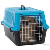 Переноска Ferplast Atlas 10 EL 73007199W3 (черный/голубой)