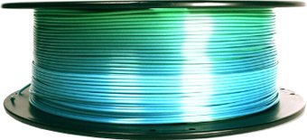 Gembird PLA Silk 1.75 мм 1000 г (зелено-голубой)