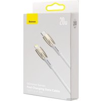 Кабель Baseus Glimmer Series Fast Charging Data Cable 20W USB Type-C - Lightning (2 м, белый)