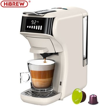 Капсульная кофеварка Hibrew H1B (бежевый)