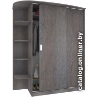 Шкаф-купе Кортекс-мебель Лагуна ШК05-00 левая консоль (береза)