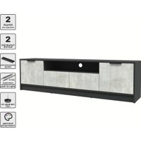 Тумба Интерлиния ТВ Концепт КТ-ТВ4-50 (бетон лайт/антрацит)
