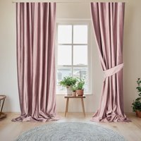 Штора Mio Tesoro Velvet 150х250 (пудра)