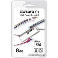 USB Flash Exployd 580 8GB (белый)