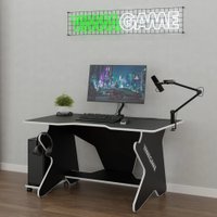 Геймерский стол VMMGame Spaceone Dark 140 White SO-2-BKWE