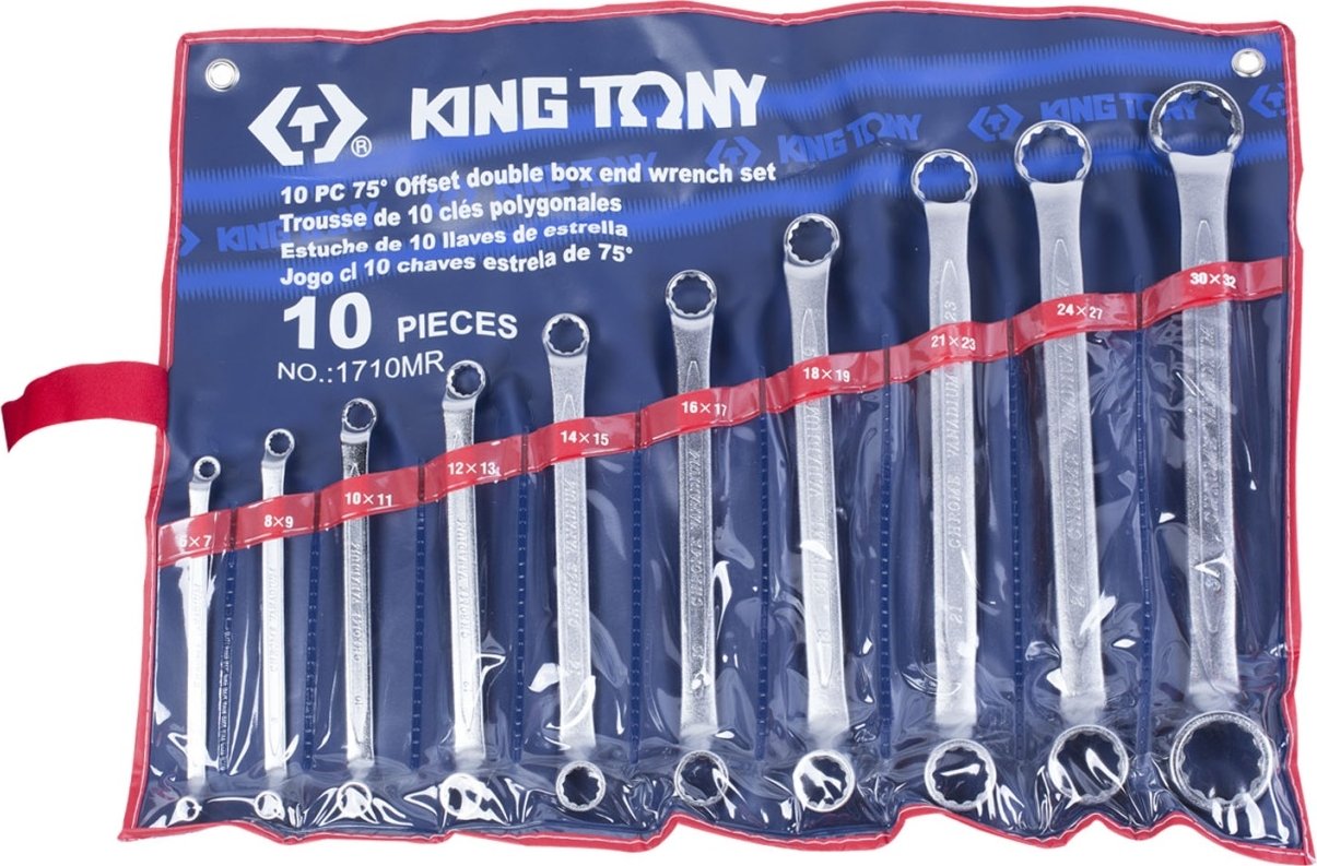 

Набор ключей King Tony 1710MR (10 предметов)