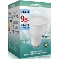 Светодиодная лампочка SmartBuy GU10 9.5 Вт 6000 К SBL-GU10-9_5-60K