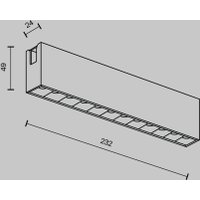 Трековый светильник Maytoni Technical Flarity Points TR150-1-12W3K-M-BS