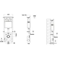 Унитаз подвесной WeltWasser Baarbach 004 GL-WT + Marberg 410 SE (белый глянец/хром)