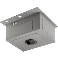 Кухонная мойка Saniteco 5045 PVD (с сифоном, дозатором и коландером)