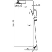 Душевая система  Kaiser Zinger 35282