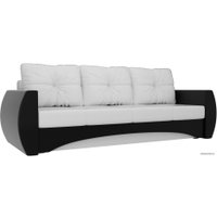 Диван Лига диванов Сатурн 28168 (экокожа, белый/черный)