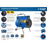 Электрическая тепловая пушка Зубр ТП-П24