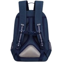 Школьный рюкзак Grizzly RB-355-2 (синий/серый)