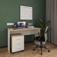 Стол Soma СП14 (белый/дуб сонома)