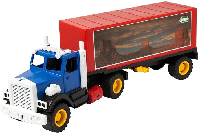 

Грузовик Lena Трейлер 05270 (синий/красный)