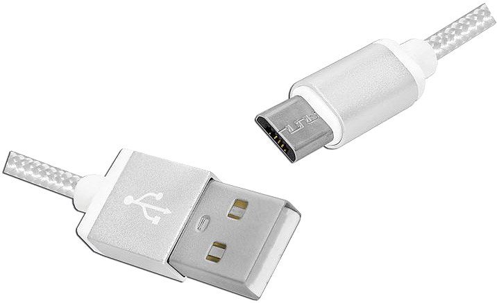 

Кабель Lexton LX8451 USB Type-A - microUSB (1 м, белый)