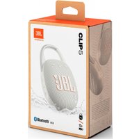 Беспроводная колонка JBL Clip 5 (белый)