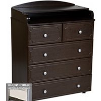 Детский комод Антел Ульяна-6 800-5 МДФ (венге)