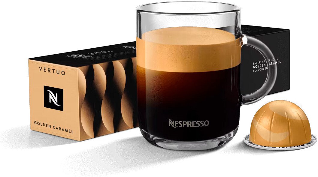 Кофе в капсулах Nespresso Vertuo Golden Caramel 10 шт