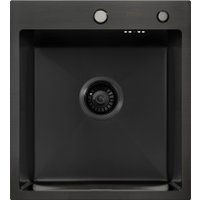 Кухонная мойка ARFEKA ECO AR 450*500 BLACK PVD NANO