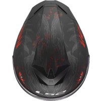Мотошлем LS2 FF820 Rapid III Kaiju II (M, черный/красный/белый)