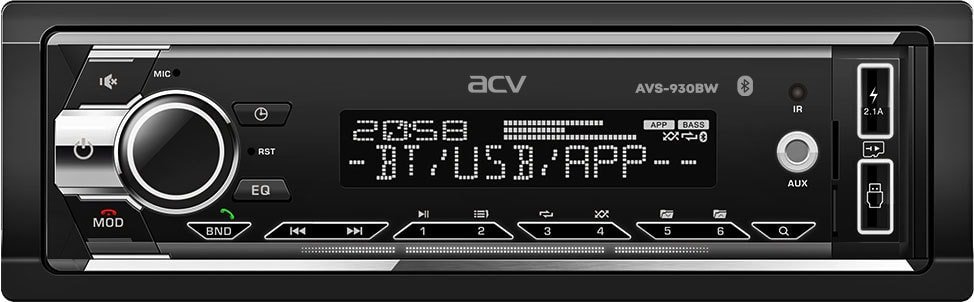 

USB-магнитола ACV AVS-930BW