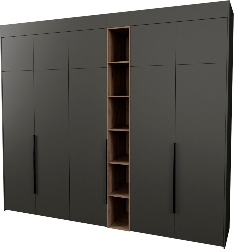 

Шкаф распашной Рэйгрупп Рэй S245-В13-2-WKW В13-2 (дуб веллингтон/кобальт)