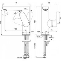 Смеситель Ideal Standard Cerafine BC555XG