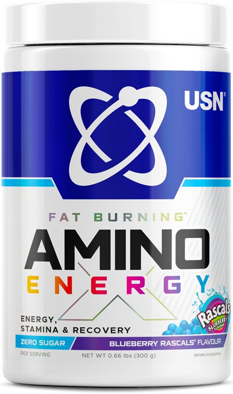Комплекс USN Amino Energy Fat Burning (300г, черничная газировка)
