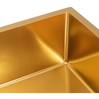 Кухонная мойка ARFEKA Eco AR 500*500 Gold PVD Nano Decor