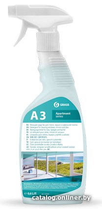 Средство для стекла и зеркал Grass Apartament Series А3 0.6 л