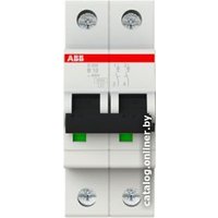 Выключатель автоматический ABB S202-B10 2P B 10A 6kA 2M 2CDS252001R0105