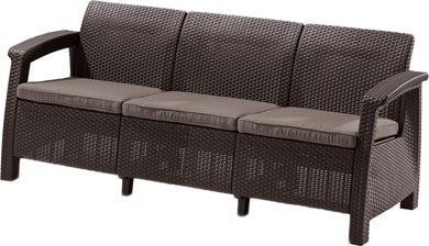 

Садовый диван Keter Corfu Love Seat Max (коричневый)