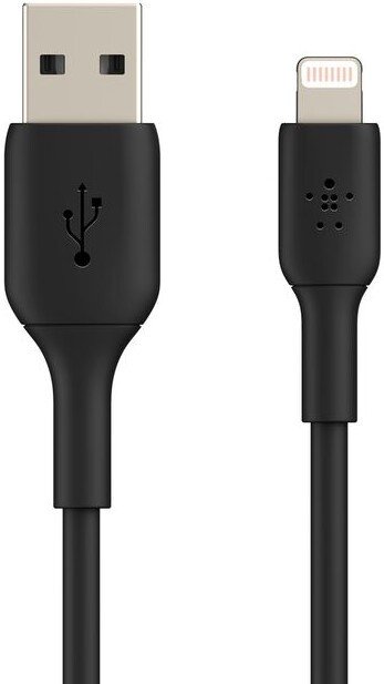 Кабель Belkin CAA001bt2MBK USB Type-A - Lightning (2 м, черный)