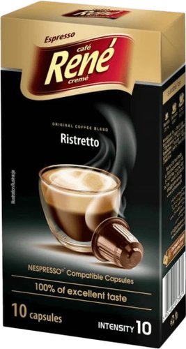 Кофе в капсулах Rene Nespresso Ristretto 10 шт