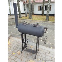 Мангал для дачи Will Grill 2в1 ручной работы, бронза