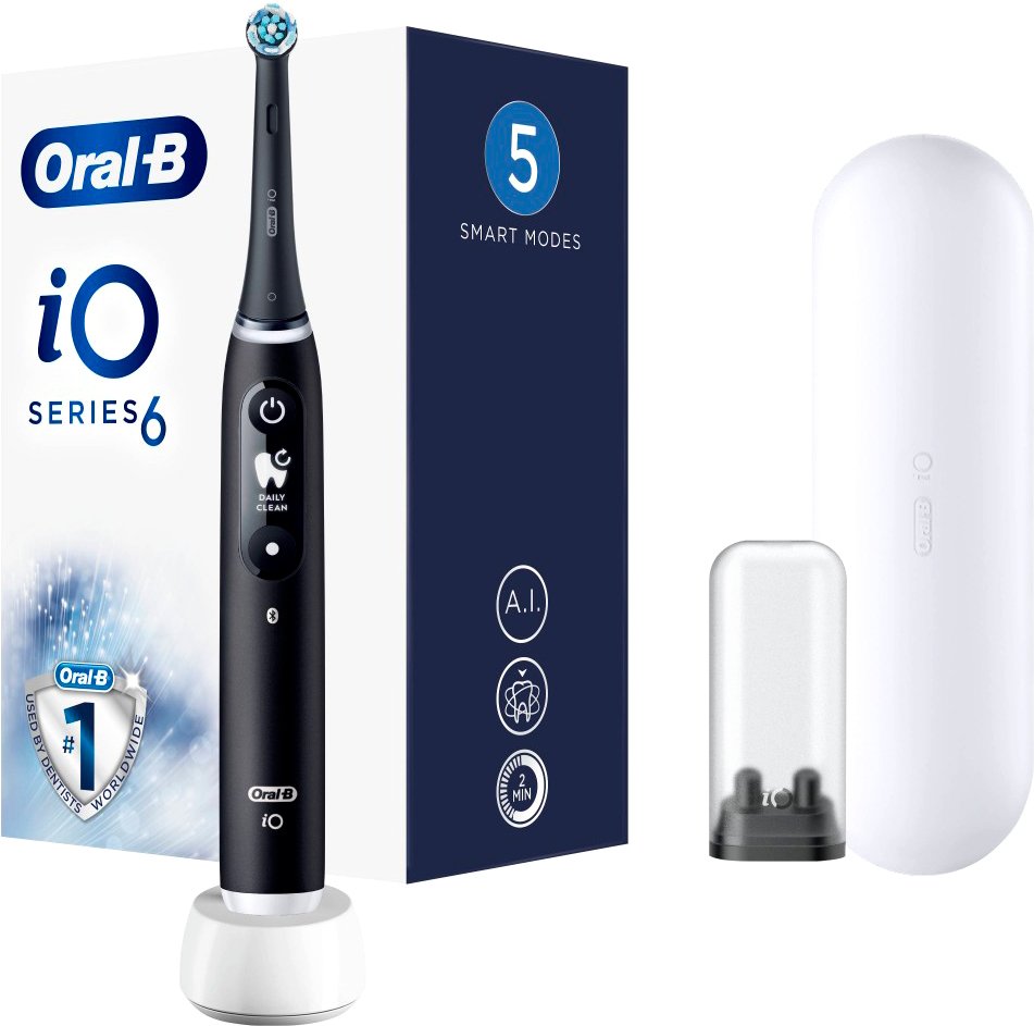 

Электрическая зубная щетка Oral-B iO 6 (черный) 4210201410171