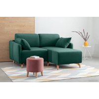 Угловой диван Divan Льери Мини Velvet Emerald 240323 (зеленый)