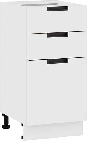 

Шкаф напольный Трия Гренада 1Н4Я3 (белый/холст белый)